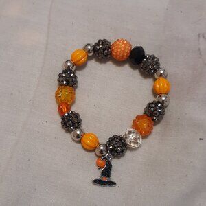 Beaded Halloween Woman's   Bracelet